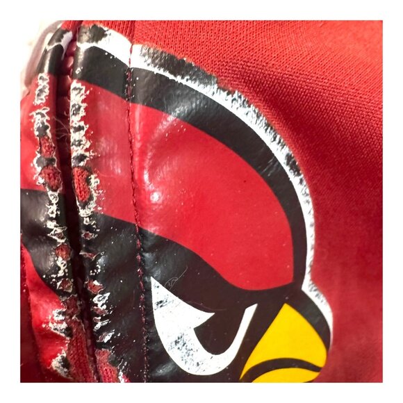 Arizona Cardinals Full Zip Logo Sweatshirt  NFL Team Apparel Hoodie XL Red READ - Picture 3 of 9